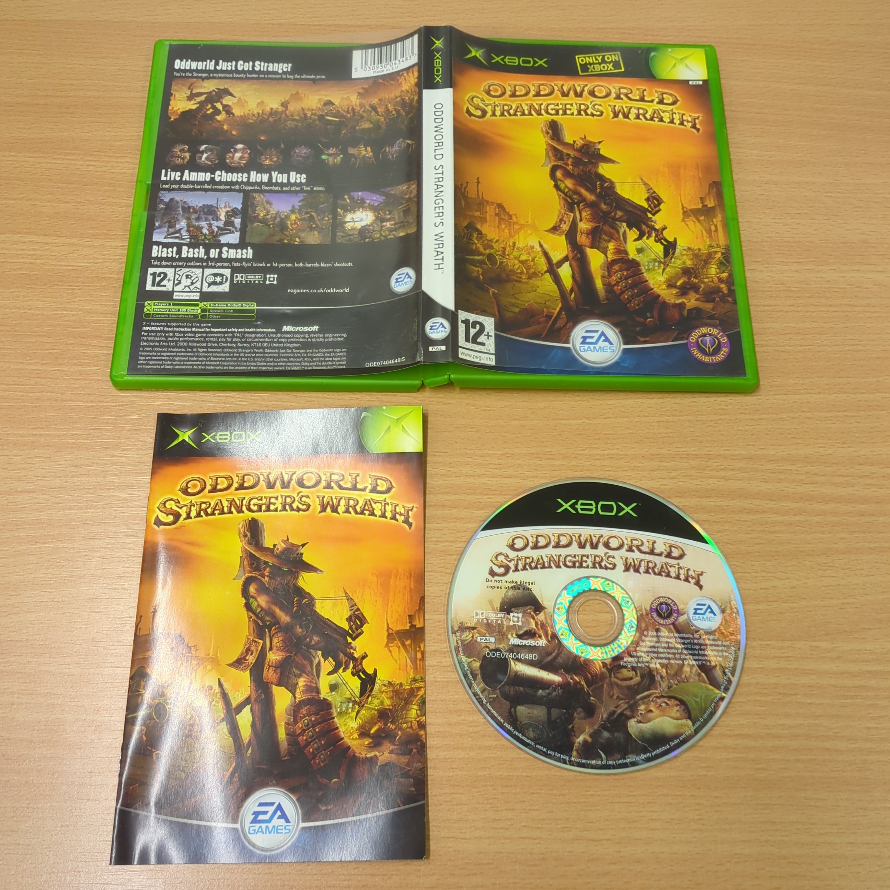 Oddworld: Stranger's Wrath original Xbox game Oddworld: Stranger's Wrath original Xbox game